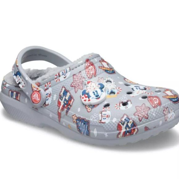 DISNEY Mickey Mouse and Friends Holiday Clogs for Adults by Crocs WOMENS size 6 - Picture 3 of 3